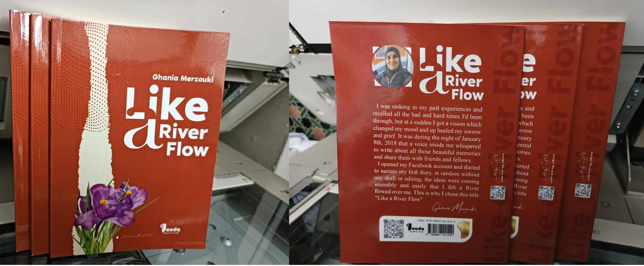 📘 Titre du livre : Like a River Flow 👤 Auteur(s) : Ghania Merzouki 📚 ISBN : 978-9969-00-154-9 🏷️ Édition : 2024